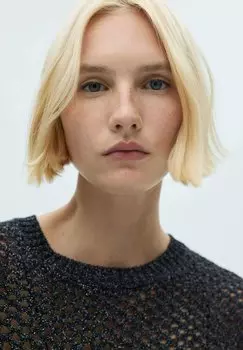 Джемпер COLMENA Mango, черный