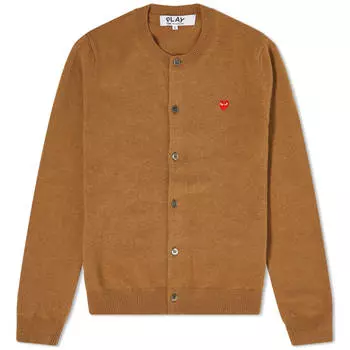 Джемпер Comme de Garcons Play Women's Small Heart Button Front Cardi