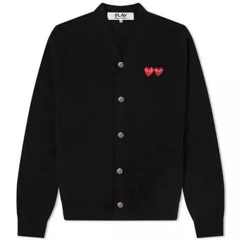 Джемпер Comme des Garcons Play Double Heart Cardigan