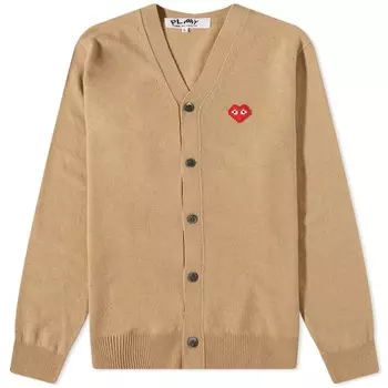 Джемпер Comme des Garons Play Invader Heart V-Neck Cardigan