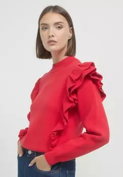 Джемпер CON ROUCHES Calliope, красный