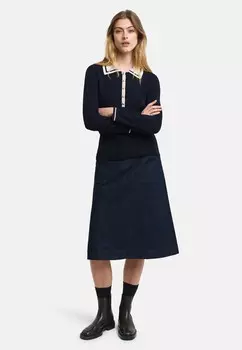 Джемпер CONTRAST GANT, темно-синий