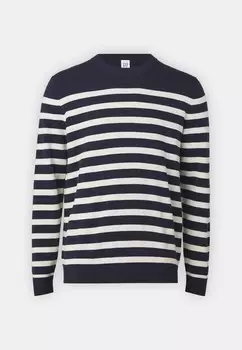 Джемпер CORE CREW FEEDER STRIPE GAP, темно-синий