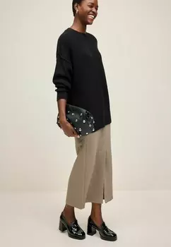 Джемпер COSY CREW NECK LINE PETITE Next, черный