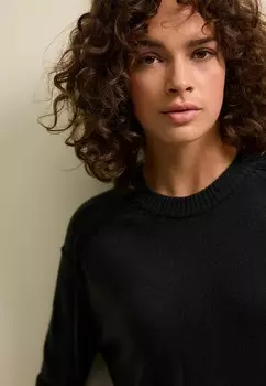 Джемпер COSY CREW NECK Next, черный