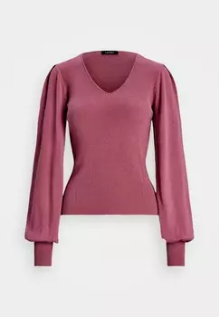 Джемпер COTTON BLEND BLOUSON SLEEVE SWEATER Lauren Ralph Lauren, розовый