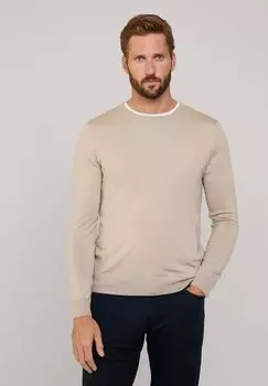 Джемпер CREW Faonnable, бежевый
