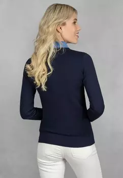 Джемпер CREW Giesswein, темно-синий