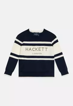 Джемпер CREW Hackett London, темно-синий