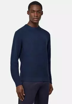 Джемпер CREW NECK Boggi Milano, синий