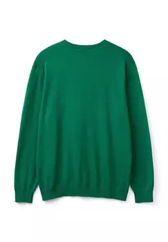 Джемпер CREW NECK IN LIGHTWEIGHT BLEND United Colors of Benetton, зеленый