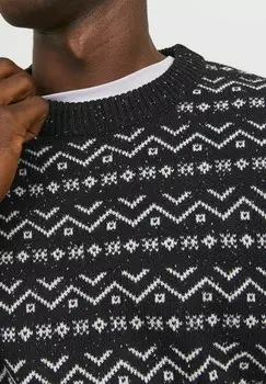 Джемпер CREW NECK Jack & Jones, черный