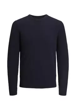 Джемпер CREW NECK Jack & Jones PREMIUM, темно-синий
