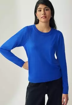 Джемпер CREW NECK LONG SLEEVE REGULAR FIT Next, синий