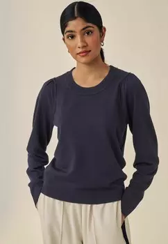 Джемпер CREW NECK LONG SLEEVE REGULAR FIT Next, синий