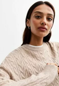 Джемпер CREW NECK New Look, бежевый