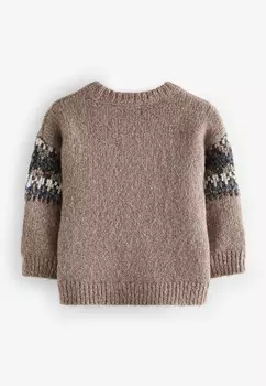 Джемпер CREW NECK Next, бежевый