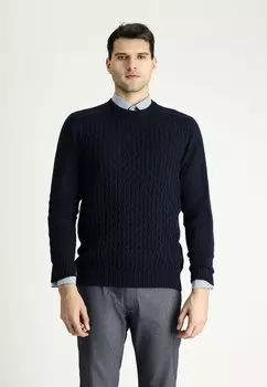 Джемпер CREW NECK REGULAR FIT Kigili, синий