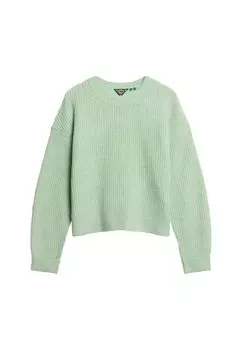 Джемпер CREW NECK Superdry, зеленый