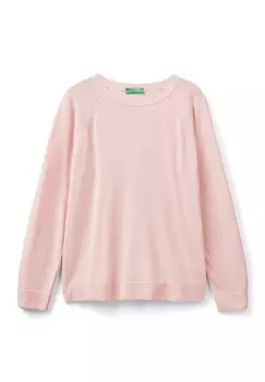 Джемпер CREW NECK United Colors of Benetton, розовый