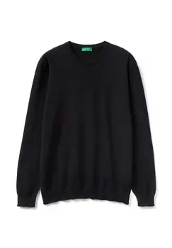 Джемпер CREW NECK United Colors of Benetton, черный