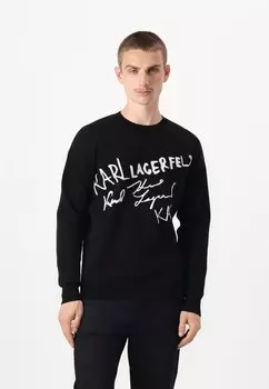 Джемпер CREWNECK KARL LAGERFELD, черный