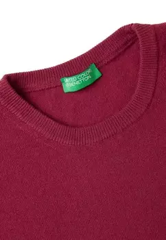 Джемпер CREWNECK PLAIN REGULAR FIT United Colors of Benetton, Бордо