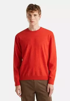 Джемпер CREWNECK United Colors of Benetton, оранжевый