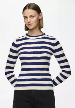 Джемпер CRISTA LS O-NECK NOOS BC Pieces, темно-синий