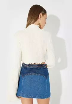 Джемпер CROP Koton, бежевый