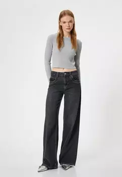 Джемпер CROP Koton, серый