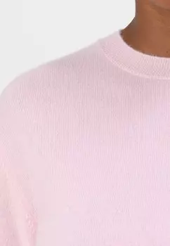 Джемпер CROP LONG SLEEVE pure cashmere, розовый