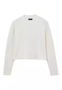 Джемпер CROP TRECCE Calliope, белый