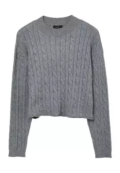 Джемпер CROP TRECCE Calliope, серый