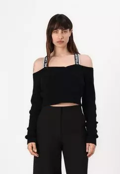 Джемпер CUT OUT SWEATER Karl Lagerfeld Jeans, черный