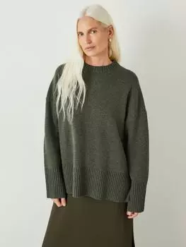 Джемпер Danielle с разрезом на спине HUSH, зеленый лес