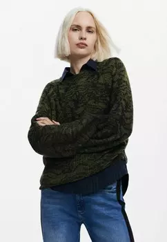 Джемпер Desigual, зеленый