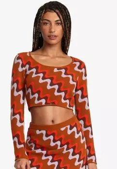 Джемпер DESMOND RVCA, коричневый