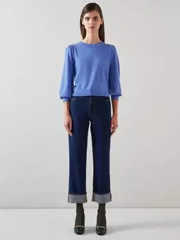 Джемпер Diana из хлопковой смеси шерсти L.K.Bennett, веджвуд