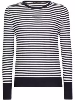 Джемпер Dolce&Gabbana Striped, белый