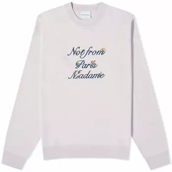 Джемпер Drle De Monsieur Floral Logo, экрю