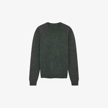 Джемпер Eddie из мериносовой шерсти с круглым вырезом Balibaris, хаки