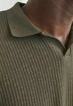 Джемпер EINFARBIG Jack & Jones, зеленый