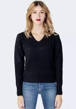Джемпер ELLA PIUMO LS V-NECK ONLY, черный
