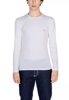 Джемпер Emporio Armani underwear с логотипом, белый