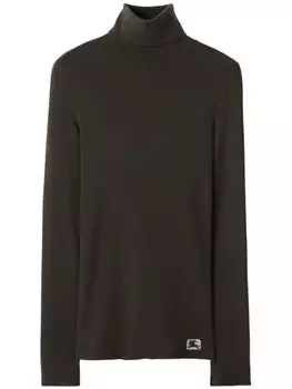 Джемпер Equestrian Knight из смесовой шерсти Burberry, зеленый