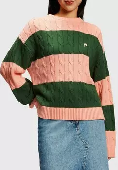 Джемпер Esprit Gestreifter, розовый
