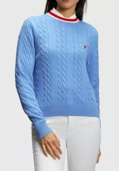 Джемпер Esprit Zopf Mit Delfin-Logo, голубой лаванда