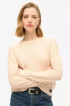 Джемпер Essential с круглым вырезом Superdry, розовый