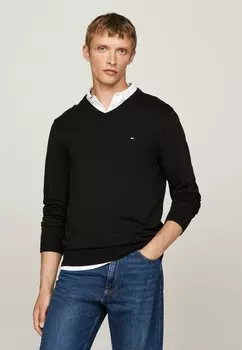 Джемпер ESSENTIAL V NECK Tommy Hilfiger, черный